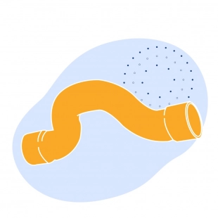 Медный обвод двухраструбный 88.9 мм Cu-DHP ГОСТ 32590-2013