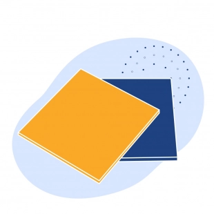 Паронит листовой общего назначения 1х500х500 мм ПОН-В ГОСТ 481-80