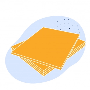 Текстолит листовой электротехнический 45 мм Б ГОСТ 2910-74