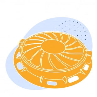 Люк тяжелый 1125x600x900 мм 482 кг