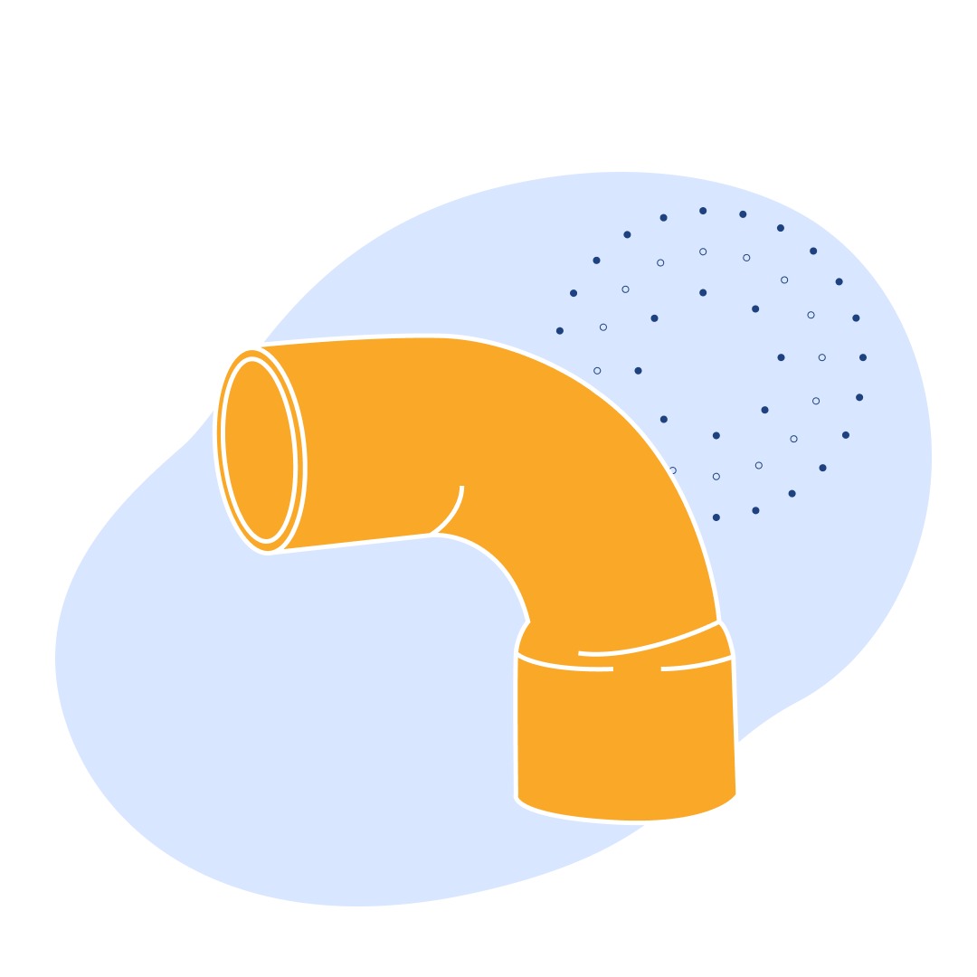 Чугунный угольник переходный оцинкованный 90° Ду 25x15 мм ГОСТ 8947-75