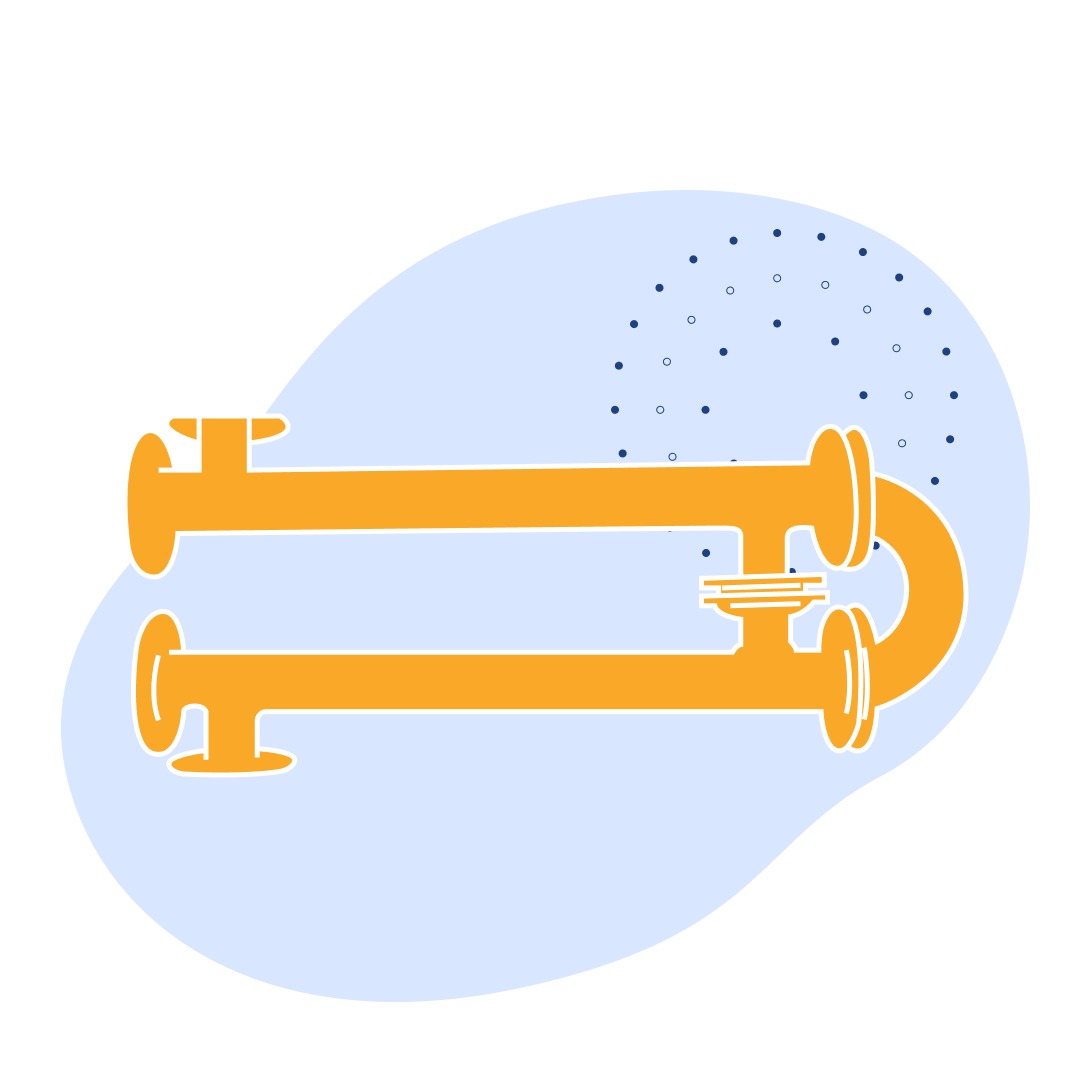 Водоводяной подогреватель 4 шт 0.37 м2 7.9 кВт 0.007 Гкал/час 4.4 т/час