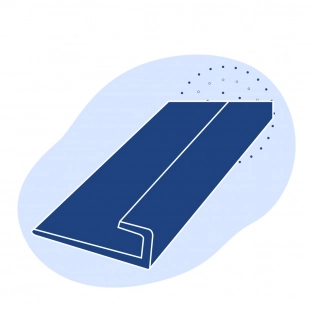 Алюминиевый профиль L-образный 13x1.6x1.6 мм АМц ГОСТ 13737-90