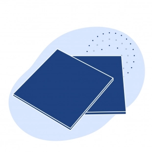 Паронит листовой общего назначения 1х500х500 мм ПОН-В ГОСТ 481-80