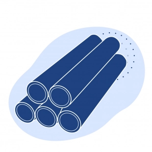 Труба стальная электросварная прямошовная 52 мм Ст3сп ГОСТ 10704-91