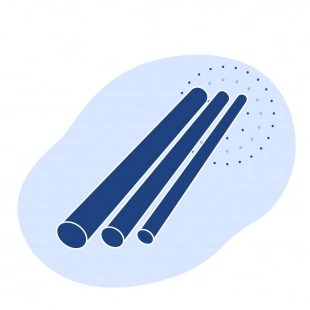 Титановый пруток 130 мм ВТ6С ГОСТ 26492-85