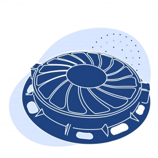 Люк тяжелый 1125x600x900 мм 482 кг