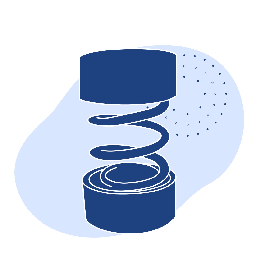 Виброизолятор 168 Кн 210 кН 30 кН/м